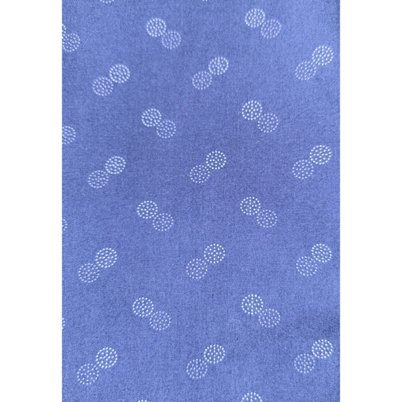 Men’s XL Express Soft Wash Blue Long Sleeve Shirt White Circle Details - Picture 3 of 6